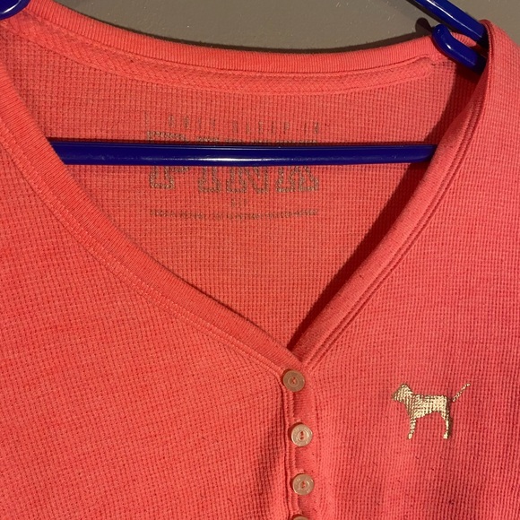 Vintage Victorias Secrete Pink Long Sleeve Top - Picture 2 of 2